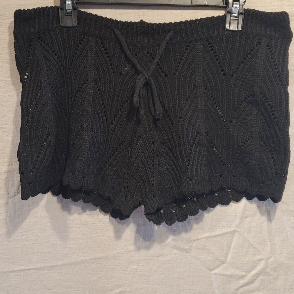 Shein Bikini Knit Cover Up Shorts SZ LG